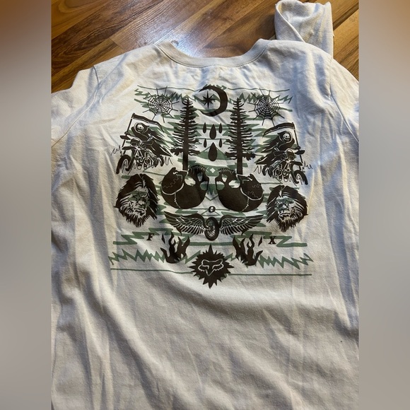 Fox Racing Cream Shirt - Picture 6 of 7